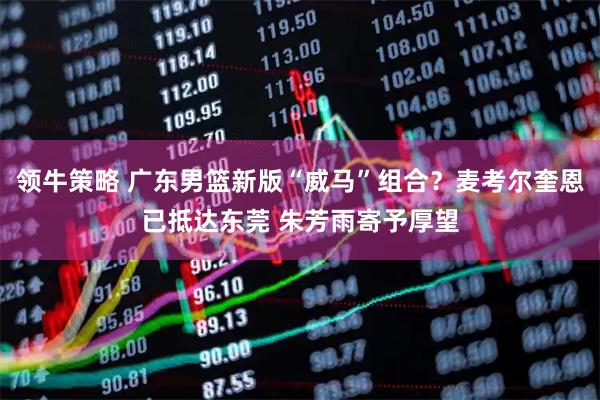 领牛策略 广东男篮新版“威马”组合？麦考尔奎恩已抵达东莞 朱芳雨寄予厚望